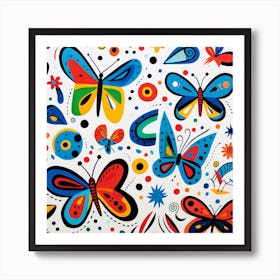 Butterflies Art Print