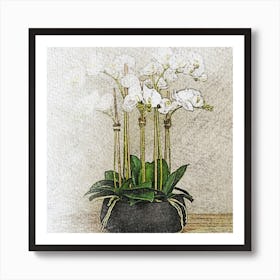 Orchid Art 5 Art Print