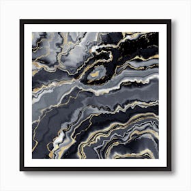 Agate Texture 03 Art Print