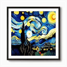 Starry Night 1 Art Print