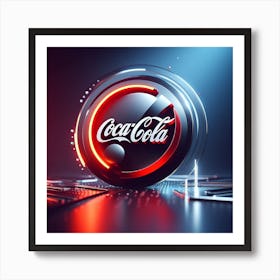 Coca Cola Logo Art Print