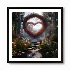 Surreal Love Garden By Csaba Fikker 5 Art Print