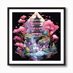 Japanese Pagoda 2 Art Print