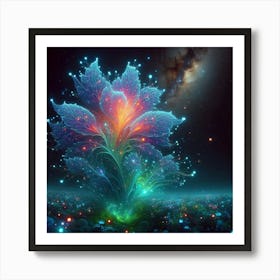 Fantasy flower Art Print