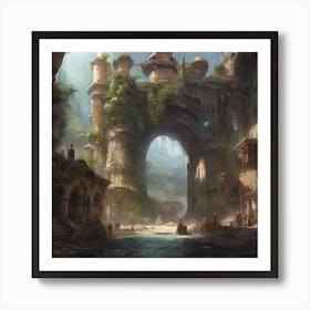 Fantasy Castle 89 Art Print