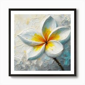 Frangipani 3 Art Print