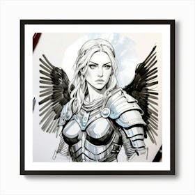 Angel Of The Sky Art Print