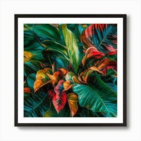 Tropical Leaves Art Print