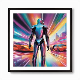 Futuristic Man 195 Art Print