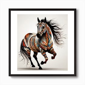 Horse Painting Art Print