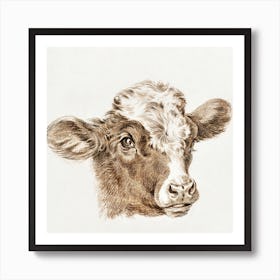 Head Of A Cow 2, Jean Bernard Art Print
