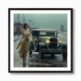 Vintage Car Art Print