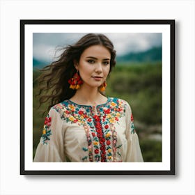 Ukrainian Woman Art Print