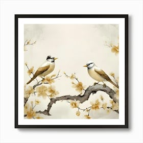 Chinese Birds Art Print