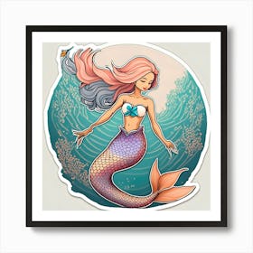 Mermaid 2 Art Print