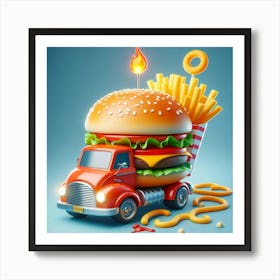 Burger Truck 5 Art Print