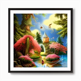 Fantasy Landscape 3 Art Print