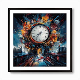 Clock Tower 1 Art Print