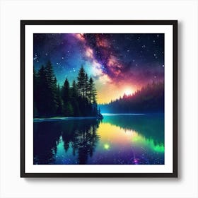 Galaxy Wallpaper 36 Art Print