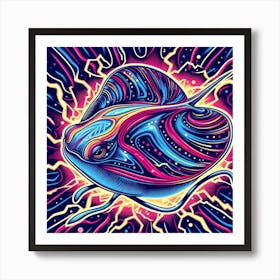 Electric Stingray, Pop Art 1 Art Print