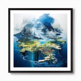 Fantasy Island Art Print