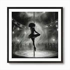 Pole Dancer Art Print