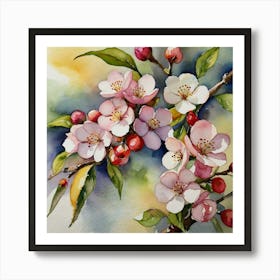 Blossoming Cherry Blossoms Art Print