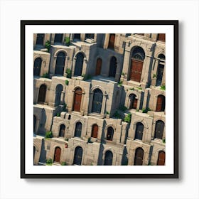 Doors Of Stone Art Print