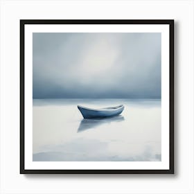 Abstract Boat In The Water 1 Art Print