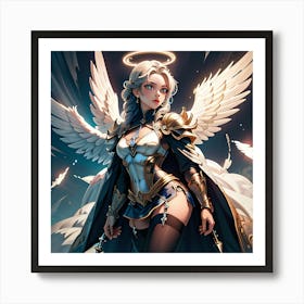 Angel, Person, Person, Person, Person Art Print