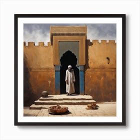 Man In A Doorway Art Print