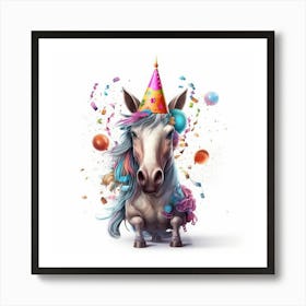 Unicorn Birthday Party Art Print