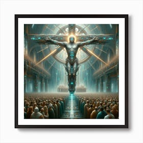 Cyber Christ Poster