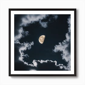 Moon In The Sky Art Print