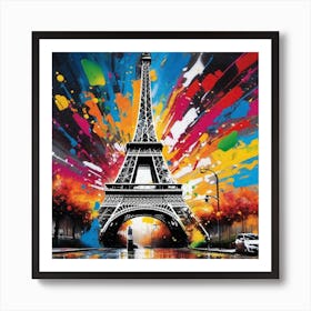 Paris Eiffel Tower 2 Art Print