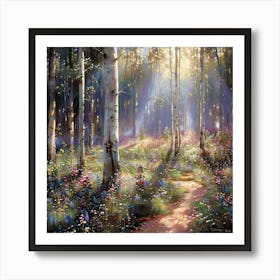 Aspen Forest Art Print