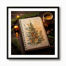 Firefly Festive Christmas Journal Of Warm Holiday Memories 75500 (2) Art Print