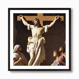 Crucifixion Of Jesus 1 Art Print