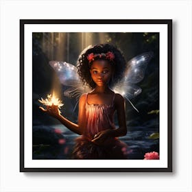 Fairy In The Forest Art Print