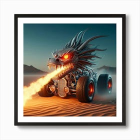 Dragon Car 1 Art Print