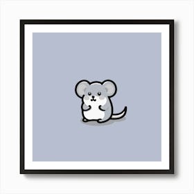 Cute Mouse Illustration Art Print