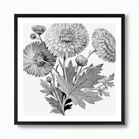 Black and White Wall Art 1 Art Print