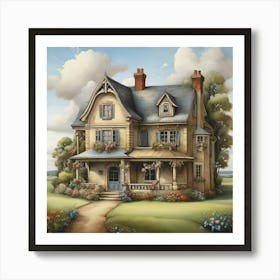 Country House Art Print 2 Art Print