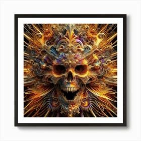 Skull Art 1 Art Print