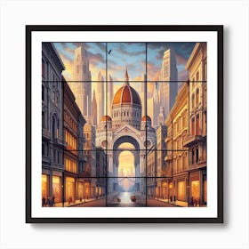 Cityscape Art Print