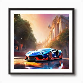 Lamborghini 127 Art Print