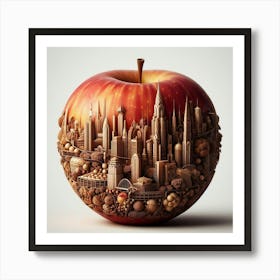 New York City Apple Art Print