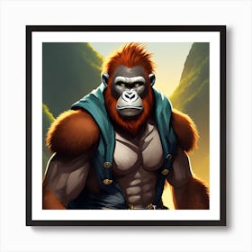 Firefly Alpha Gorrilla Warrior Min Size 1024px X 1024px 32440 Art Print