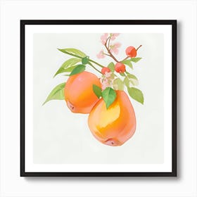 Apricot Art Print