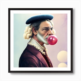 Mouth Gum Art Print